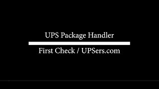 UPS First Check [upl. by Rubetta165]