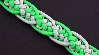 How to Make the Interwoven Zipper Sinnet Paracord Bracelet by TIAT [upl. by Eelrehpotsirhc]