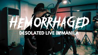 Hemmorhaged  Desolated Live in Manila  HD [upl. by Nirda554]