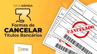 Como CANCELAR BOLETOS registrados pelo BankPlus  Dica Rápida [upl. by Ymarej]