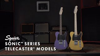 Exploring the Squier Sonic Series Telecaster Models  Fender [upl. by Mohammad]