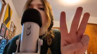 ASMR Stuttering Repetition and Hand Movements [upl. by Noseaj]