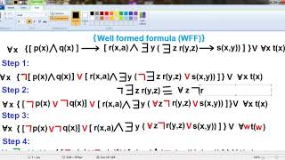 توضيح مثال Well formed formula\WFF HH [upl. by Ahsikrats524]