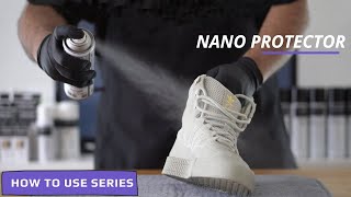 HOW TO PROTECT YOUR KICKS FROM LIQUIDS AND STAINS  Tarrago Sneaker Nano Protector ☔ [upl. by Pinto86]