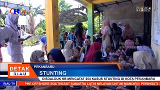 DISDALDUK KB MENCATAT 254 KASUS STUNTING DI KOTA PEKANBARU [upl. by Koloski871]