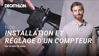 TUTO  Installer un compteur sur un vélo route 🚴 I Decathlon [upl. by Bunch]