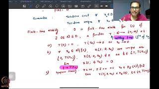 Week 12  Lecture 69  Finite time stability Part 2 [upl. by Levina]