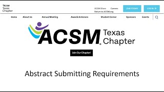 TACSM Research Abstract Submission [upl. by Odelinda]