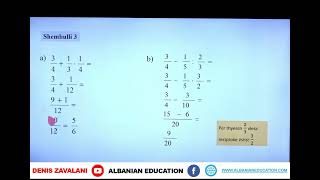 8 02 003 Java e parë Matematikë Veprimet me numra racionalë ushtrime [upl. by Tavis]