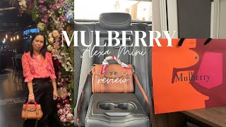 Mulberry Alexa Mini Bag Review  What Fits in the Alexa Mini [upl. by Ibloc]