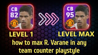 efootball R Varane Max level Max Rating how to train varane efootball 2022 mobile  efootball 2022 [upl. by Iams]