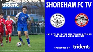 Shoreham FC 0 v 3 Crawley Down Gatwick [upl. by Welcy]