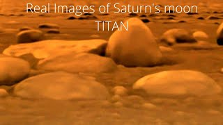 Saturnquots Moon TITAN I Huygens landing video real footage I Titan moon of Saturn from earth I [upl. by Moor]