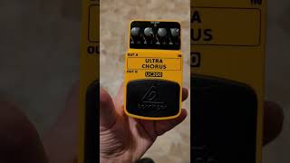 Behringer ultra chorus pedal is awesome [upl. by Nayrda]