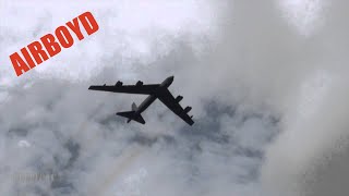 B52 Flyover Farnborough Airshow [upl. by Johanan]