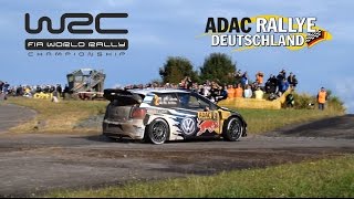 WRC Germany  Baumholder Panzerplatte Jump and Moselland Vineyards [upl. by Kcirrem933]