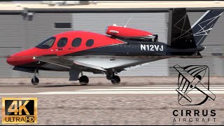 4K Cirrus Vision JET SF50 take off at SDL N12VJ [upl. by Aneej210]