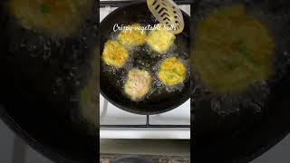 Crispy vegetable balls vegetableballrecipe vegan food [upl. by Zsamot]