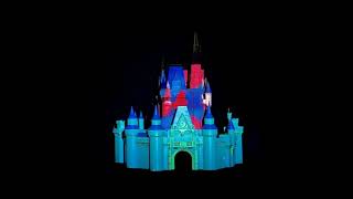 Disney World Castle Lightform Projection [upl. by Walford]