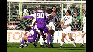 Fiorentina vs Roma FULL MATCH HD Serie A 20012002 [upl. by Eidnac]