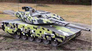 Rheinmetall presents the Lynx 120 FSV mechanised fire support vehicle on the Lynx KF41 IFV chassis [upl. by Epner646]