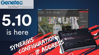 SYNERGIS CLOUD LINK IP ADDRESS CONFIGURATION GENETEC SECURITY CENTER  SynergisCloudLink IPSetup [upl. by Rebeca548]