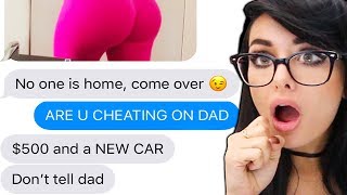 PARENTS CAUGHT CHEATING OVER TEXTS [upl. by Yvan421]