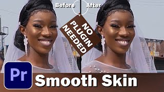 Easy way to Smooth Skin adobe premier pro NO PLUGIN NEEDED [upl. by Senhauser108]