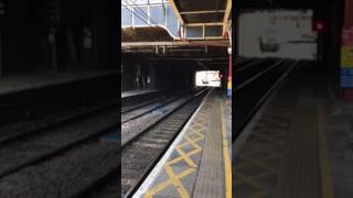 Crossrail class 345 train at Ilford station [upl. by Ahsieat]