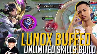 LUNOX BUFFED UNLIMITED SKILL  Kelra Tips for Lunox Build amp Emblem [upl. by Alecram]