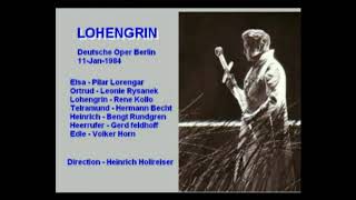 Richard Wagner Lohengrin quotEntweihte Götterquot  Leonie Rysanek Berlin 1984 [upl. by Nickolaus]