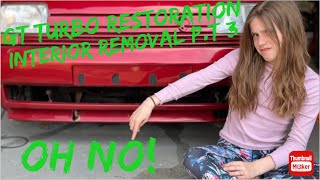 Renault 5 GT Turbo Restoration Project  Episode 5  Removing Heater Matrix amp Headliner Fail [upl. by Ade]