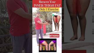 Lose Inner Thigh Fat 💯yogaexercise weightloss fatlosshomeworkout trending [upl. by Nidroj125]