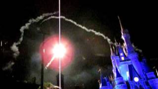 Walt Disney World Orlando Florida  Fireworks 040610 2010 Part 1 [upl. by Masha]