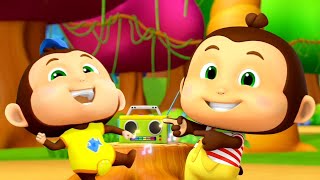 Monkey Dance Song Fun Nursery Rhymes And Baby Songs [upl. by Aldwon221]