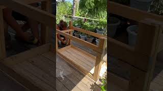 Outdoor Wash Station Pallet Build growyourskills [upl. by Yennej83]