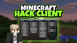 NEW MINECRAFT BEDROCK HACKED CLIENT 12050  BETTER THEN BORION  UPDATE HACK CLIENT [upl. by Artim396]