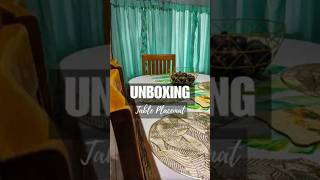 Table Placemat placemat shopeefinds homefinds unboxing mat momfinds [upl. by Belcher]