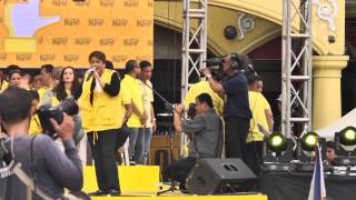 Jamby Madrigal  Team PNoy proclamation rally [upl. by Kaiulani640]