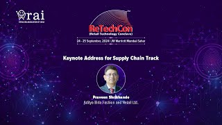 Keynote Address for Supply Chain Track [upl. by Hametaf250]