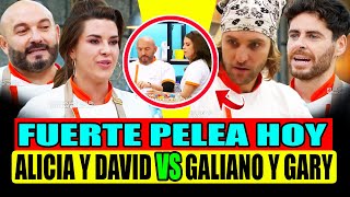 ¡SIGUEN LAS PELEAS ALICIA MACHADO VS GALIANO Y GARY CENTENO POR ESTO  TOP CHEF VIP 2024 EN VIVO [upl. by Naujek108]