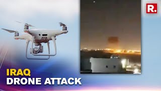 Iraq 2 Drones Carrying Explosives Target Erbil Airport No Casualties Reported [upl. by Titus]