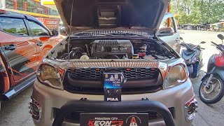 Toyota Hilux Horns PIAA Oto Style [upl. by Aneej577]