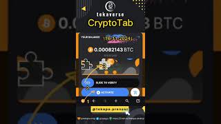 161124 Todays CryptoTab Daily Mining BTCBrowser Penghasil BTC [upl. by Lose328]