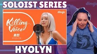 Soloist Hyolyn Reaction pt5  Killing Voice [upl. by Nymrak113]