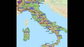 Map of Italy Umbria [upl. by Yenal]