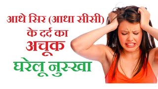 माइग्रेनquot आधासीसी या आधा सिर के दर्द का घरेलू उपाय  Migraine Ka Desi Ayurvedic Ilaj [upl. by Nilyahs]