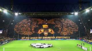 Borussia Dortmund  Malaga CF CHOREO Champions League [upl. by Reinhardt]