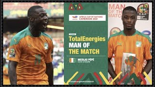 Nicholas Pépé scored 2nd Goal  ivoryCoast Vs SierraLeone 21  TotalEnergiesAfcon2021  Opinions [upl. by Amaris400]