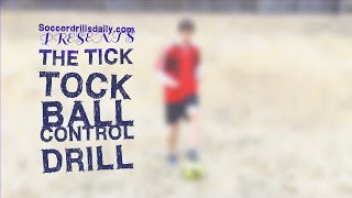 Develop your ball control with the Tick Tock soccer ball control drill  SoccerDrillsDaily [upl. by Eisnyl]